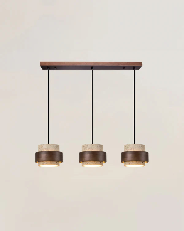 Mash Retro Stone Wabi-Sabi Pendant Light 3spot