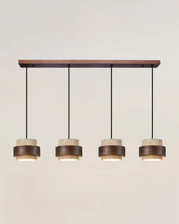 Mash Retro Stone Wabi-Sabi Pendant Light 4spot