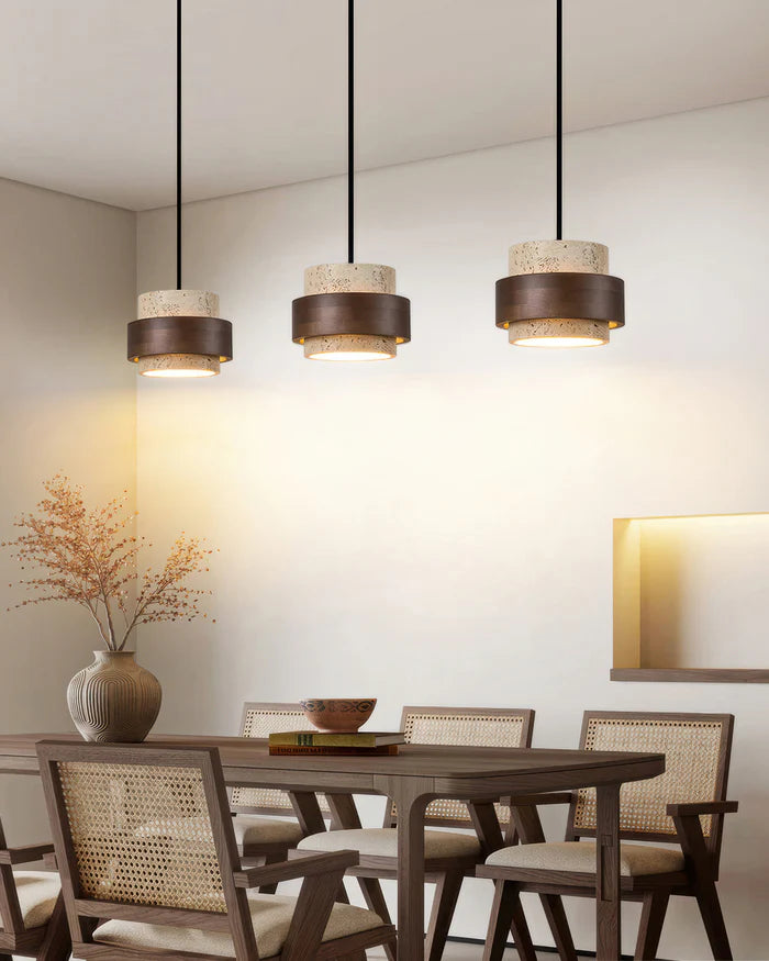 Mash Retro Stone Wabi-Sabi Pendant Light 5