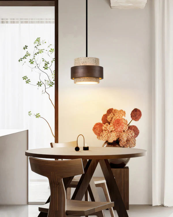 Mash Retro Stone Wabi-Sabi Pendant Light 6