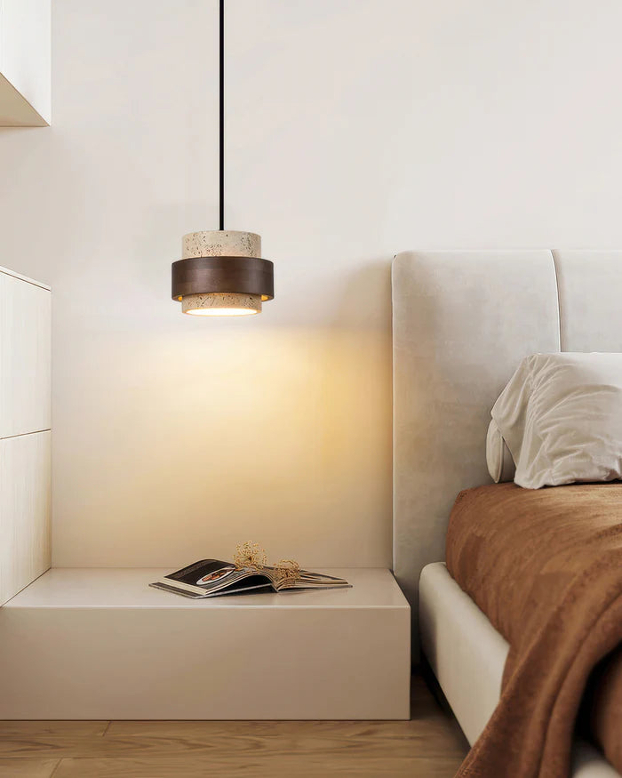 Mash Retro Stone Wabi-Sabi Pendant Light 7