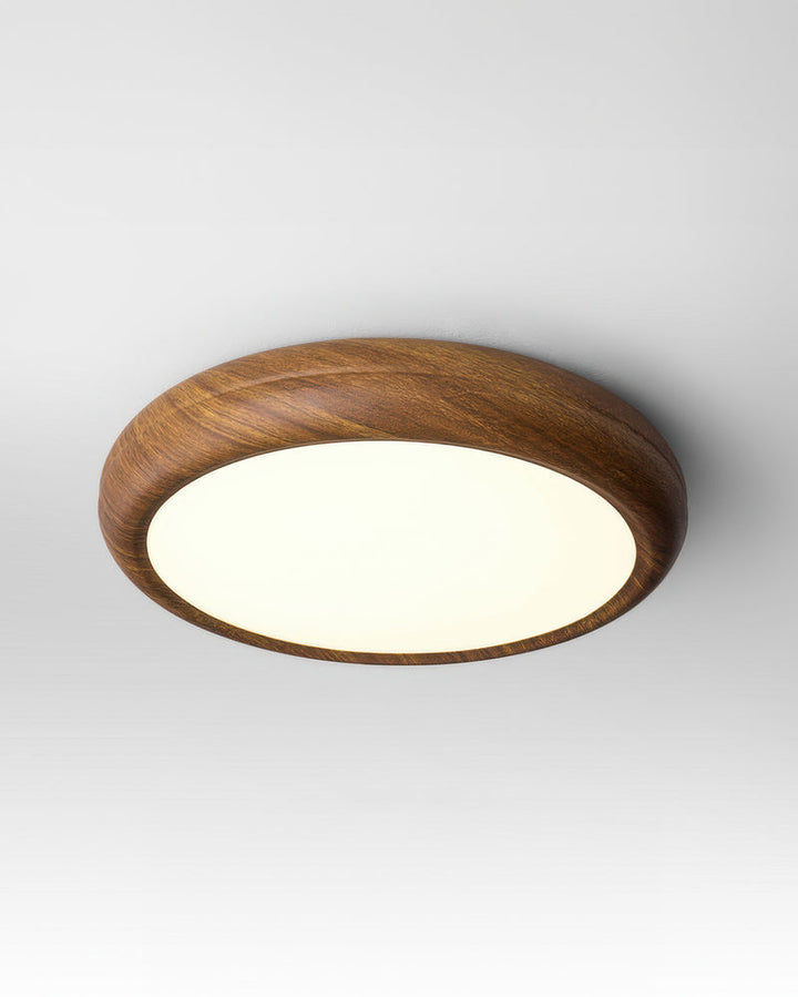 Modern Walnut Full-Spectrum Ceiling Light 5