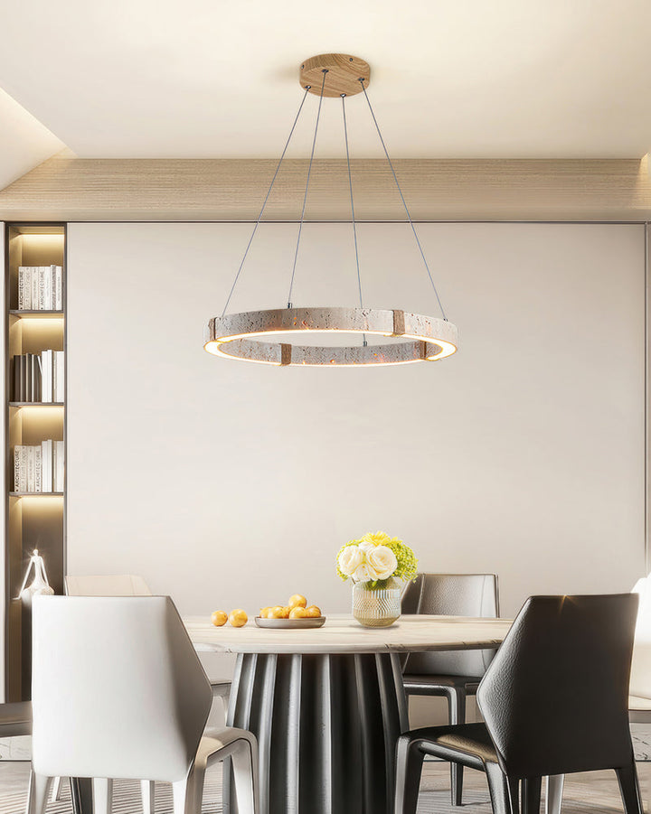Natural Stone Harmony Wabi Sabi Ring Light 4