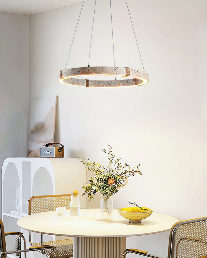 Natural Stone Harmony Wabi Sabi Ring Light 5