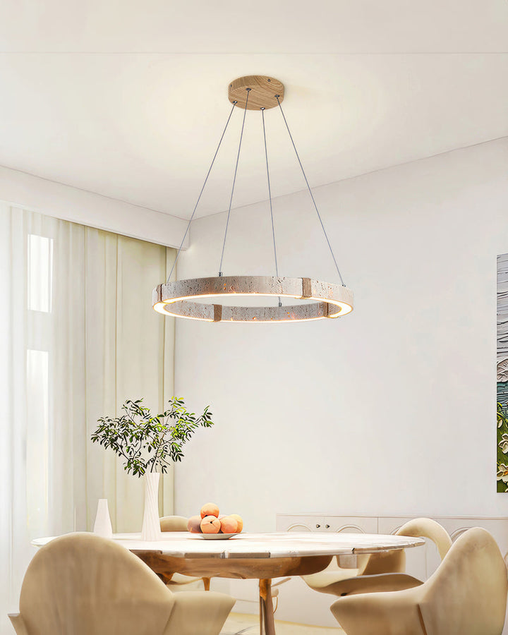 Natural Stone Harmony Wabi Sabi Ring Light 8