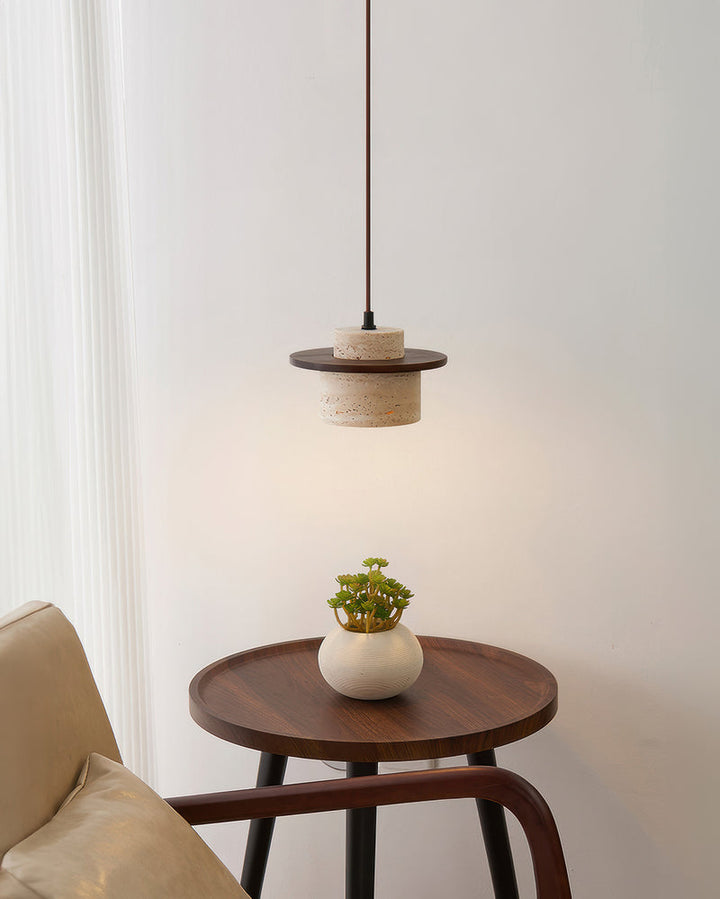 Nordic Natural Stone Pendant Light Single Marble Ceiling Suspension Lamp 5