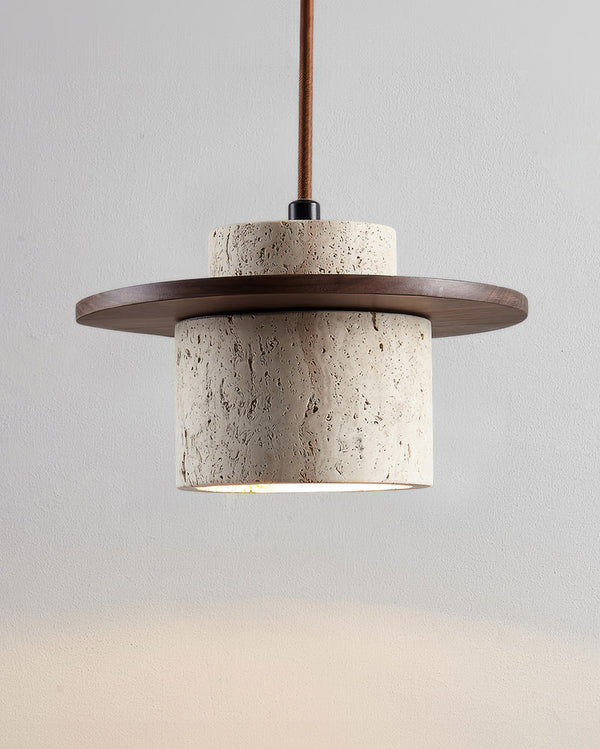Nordic Natural Stone Pendant Light Single Marble Ceiling Suspension Lamp 1