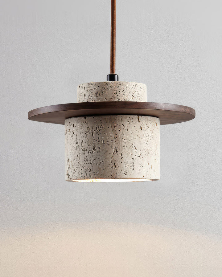 Nordic Natural Stone Pendant Light Single Marble Ceiling Suspension Lamp 1