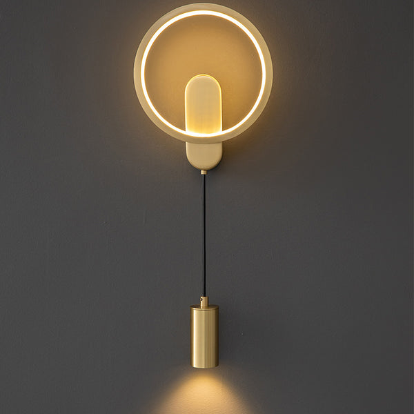 Nordic Wood Grain Wall Lamp Elegant Design 1