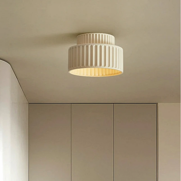 Nordic Glow Resin Ceiling Light