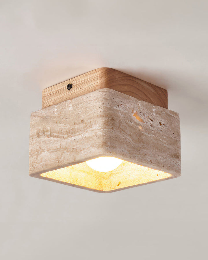Vintage Nordic Stone Light Fixture 7
