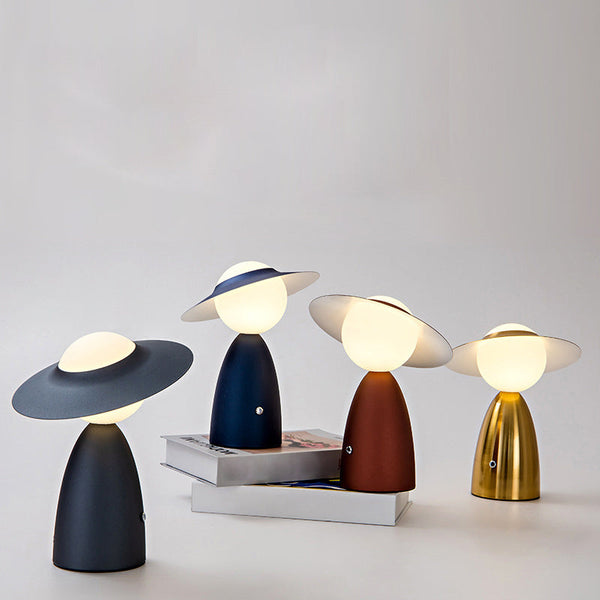 Whimsical Nordic Scarecrow LED Table Lamp